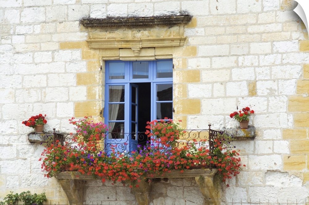 Window photographed in the Dordogne region of France.