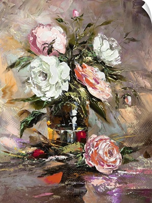 Bunch Of Flowers In A Vase