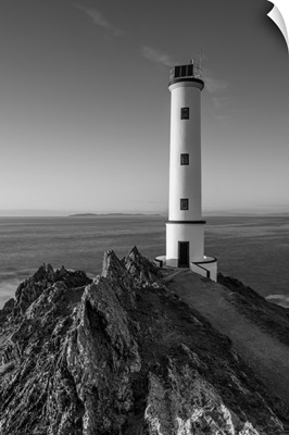 Cabo Home Lighthouse, Black And White