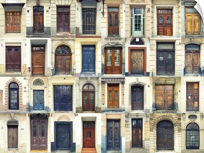 Collection Of Old Doors