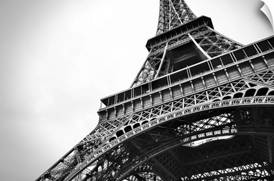 Eiffel Tower In Black And White