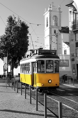 Lisbon Old Yellow Tram