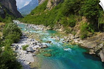 Mountain River In Albania