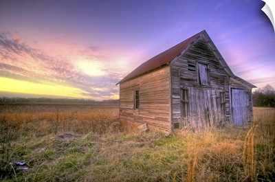 Old Barn At Sunrise