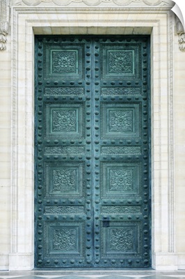 Pantheon Doors In Paris
