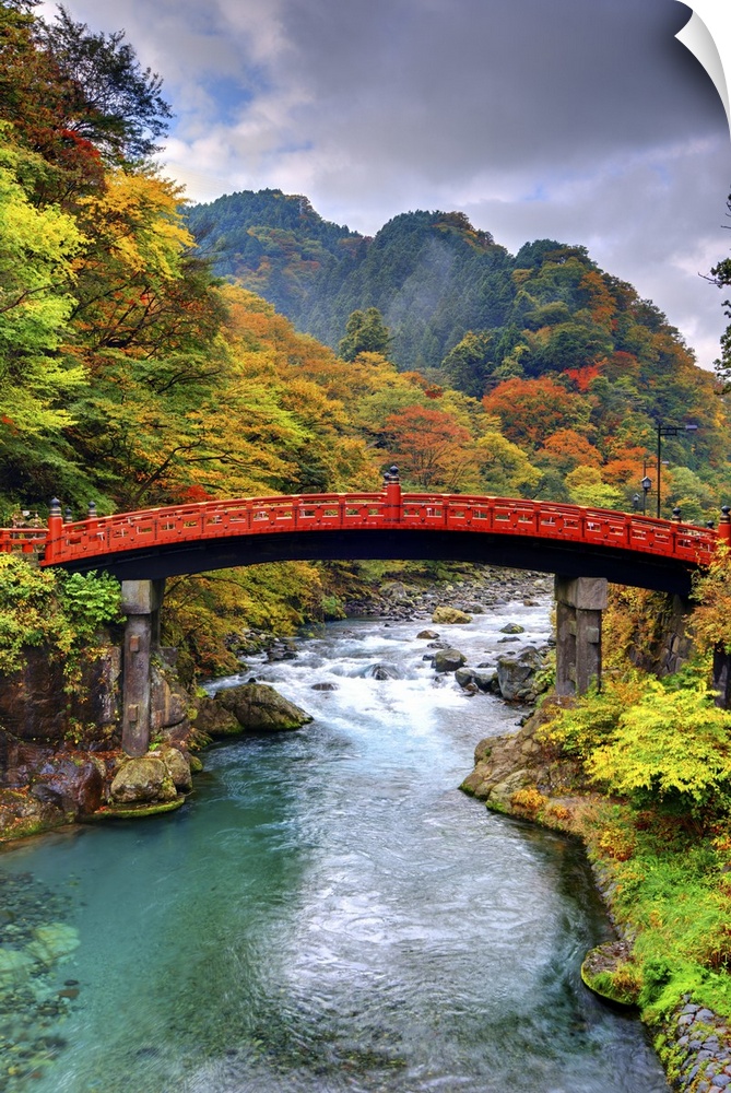Shinkyo Bridge In Nikko, Japan