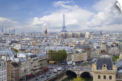 Skyline Of Paris, France