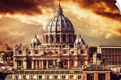 Vatican City By Sunset
