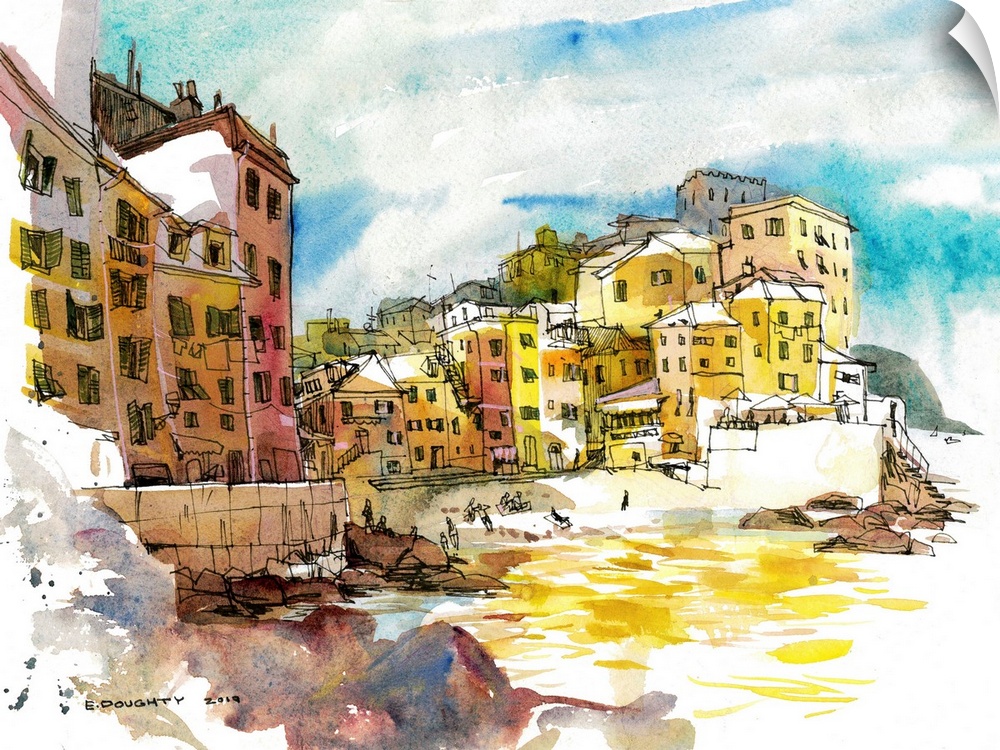 A charming Mediterranean village on the Ligurian coast in Northern Italy. Boccadasse is just outside of Genova, and has a ...