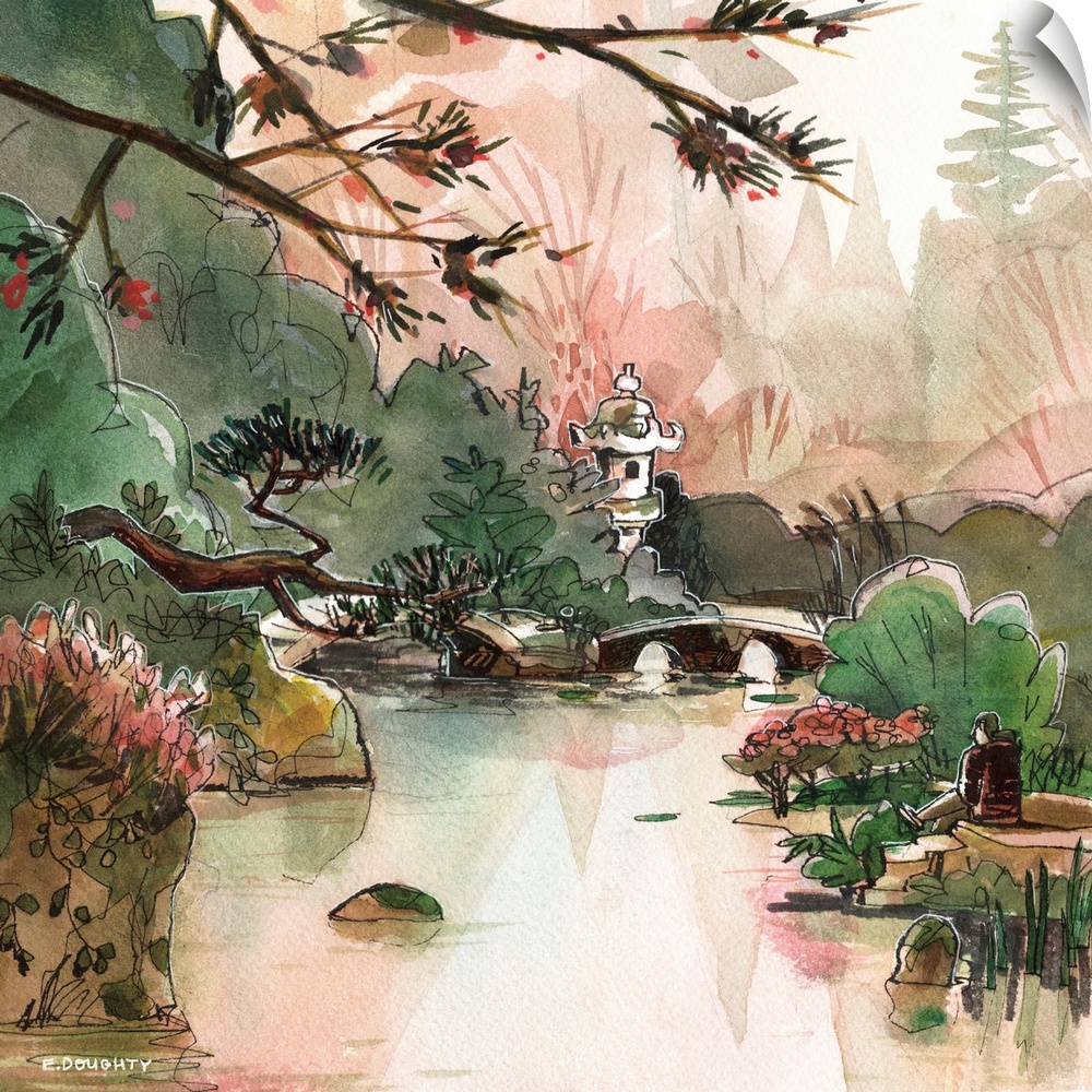 The serene Kubota Garden features Japanese aesthetic tradition in Seattle's Rainier Beach neighborhood.