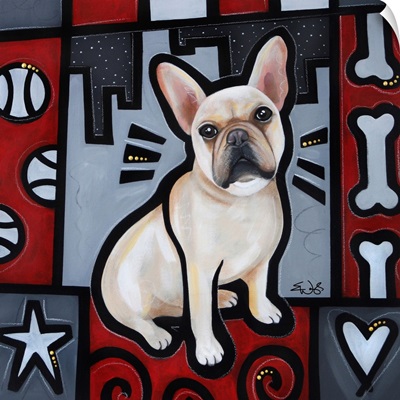 French Bulldog Pop Art
