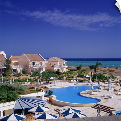 Africa, Egypt, Hurghada, El Gouna, a Bedouin style village, Movenpick Hotel
