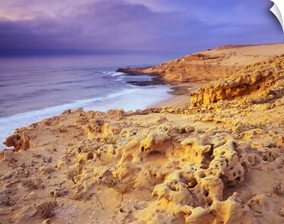 Africa, Morocco, Aglou Plage, beach near Tiznit village