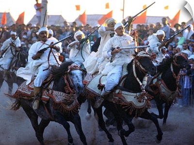 Africa, Morocco, El Jadida, Moussem Moulay Abdallah festival