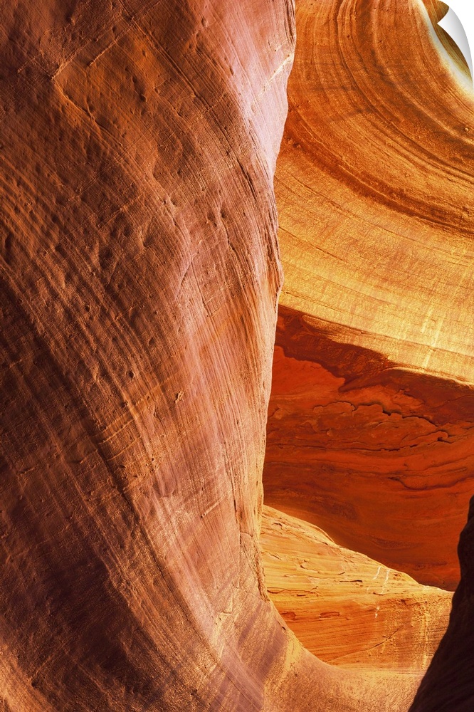 USA, Arizona, Antelope Canyon, Rocks' detail, Slot Canyon.