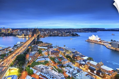 Australia, Sydney Opera House, Sydney Harbor Bridge