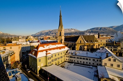 Austria, Carinthia, Alps, Central Europe, Villach, St Nikolai church
