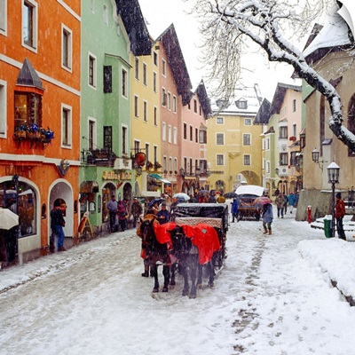 Austria, Tyrol, Kitzbuhel, Main Street