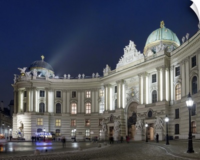 Austria, Vienna, Hofburg Complex, Michaelerplatz
