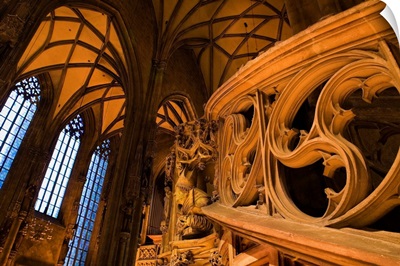 Austria, Vienna, St Stephens Cathedral, pulpit