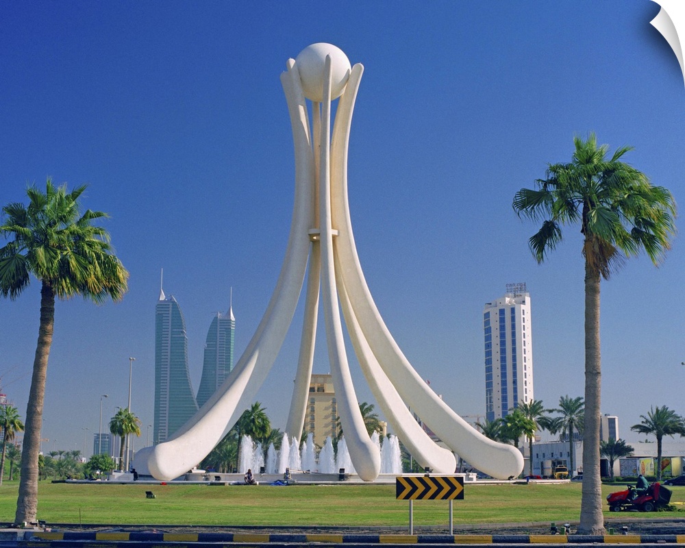 Bahrain, Al-Bahrayn, Middle East, Gulf Countries, Arabian peninsula, Manama, Pearl Monument