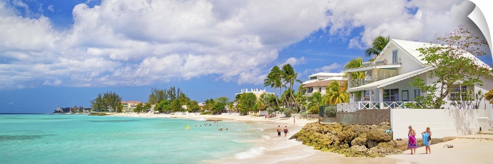 Barbados, Tropics, Antilles, Lesser Antilles, Windward Islands, Caribbean, West Indies, Worthing Beach, locally known as S...