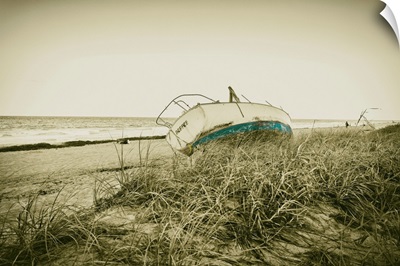 Boat Wreck On Beach