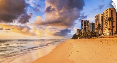 Brazil, Pernambuco, Atlantic ocean, Recife, Boa Viagem Beach