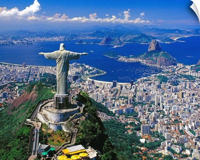 Brazil, Rio de Janeiro, Christ the Redeemer on Corcovado mountain