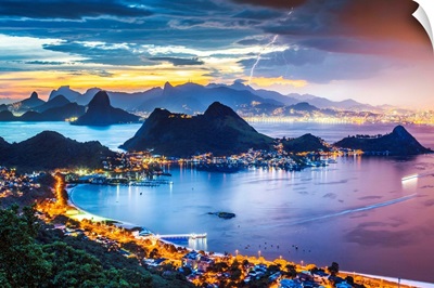Brazil, Rio de Janeiro, Niteroi, View of Niteroi, Rio de Janeiro