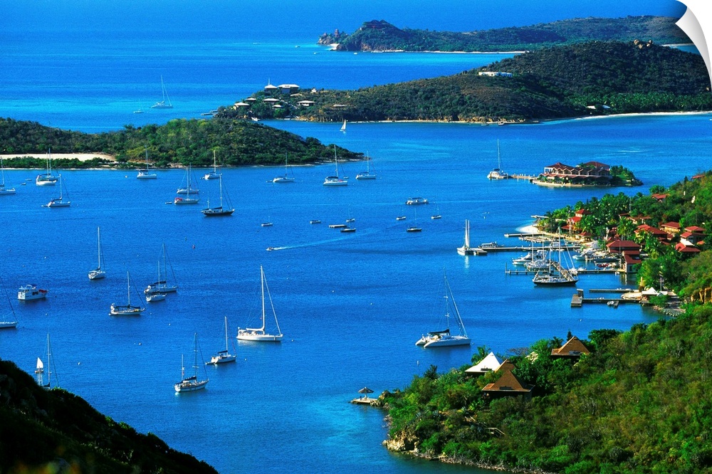 British West Indies, British Virgin Islands, BVI, Virgin Gorda, View from Virgin Gorda Peak