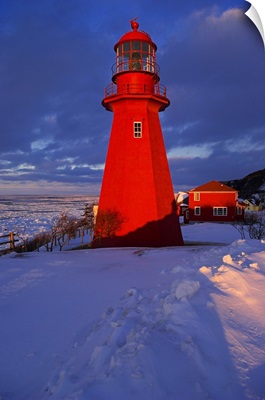 Canada, Quebec, Gaspesie, La Martre lighthouse