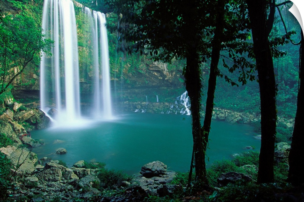 Mexico, M..xico, Chiapas, Misol-Ha waterfall
