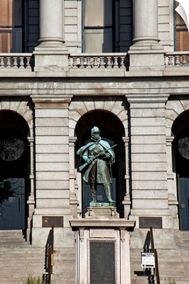 Colorado, Denver, State Capitol Building, Civil War Union Soldier statue