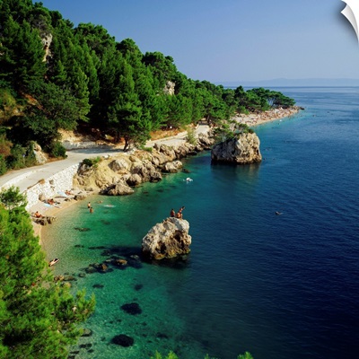 Croatia, Dalmatia, Brela, beach