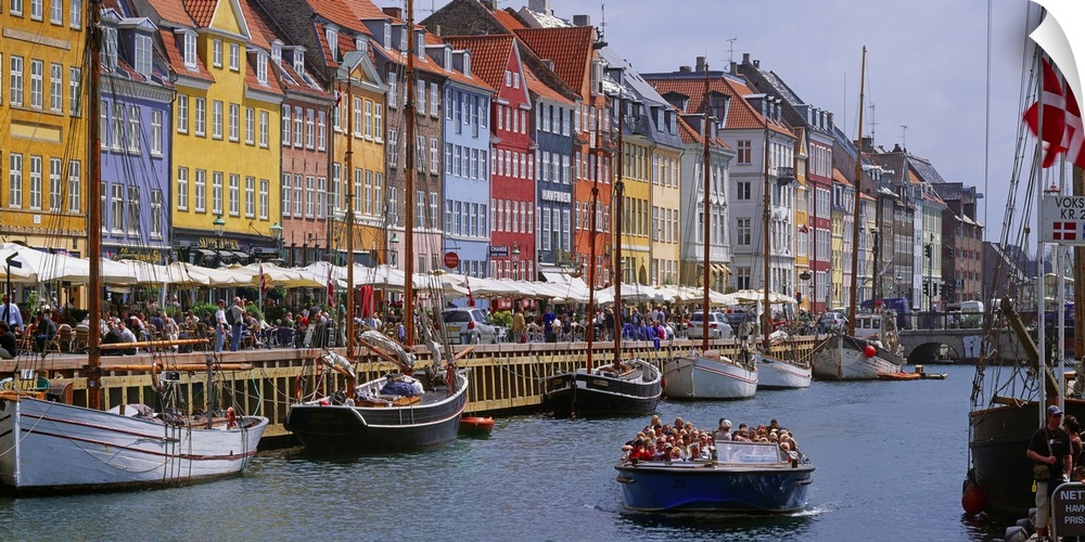 Denmark, Copenhagen, Nyhavn port