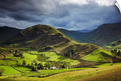 England, Cumbria, Ullswater, The valley of St Martin's in Martindale
