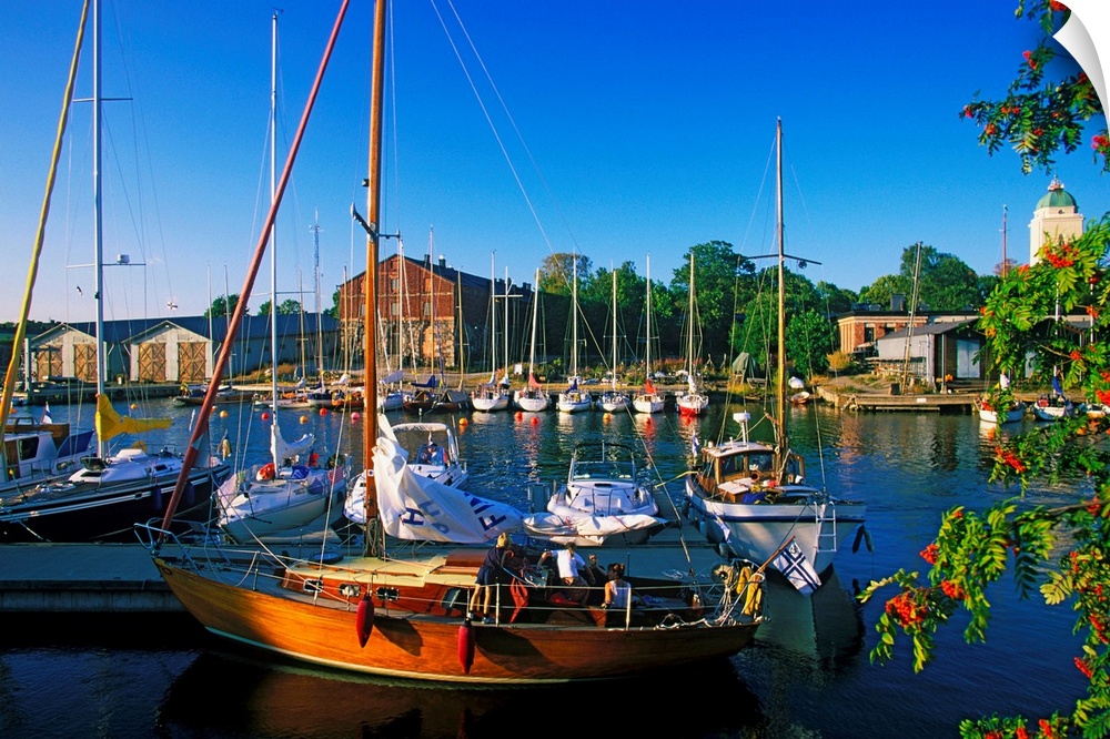 Finland, Helsinki, Suomenlinna Island, harbor