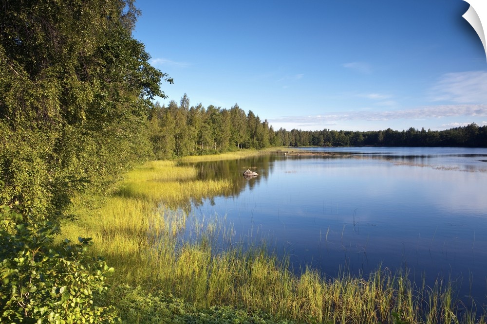 Finland, It..-Suomi, Scandinavia, Savonlinna, Summer, Remote idyllic Lake