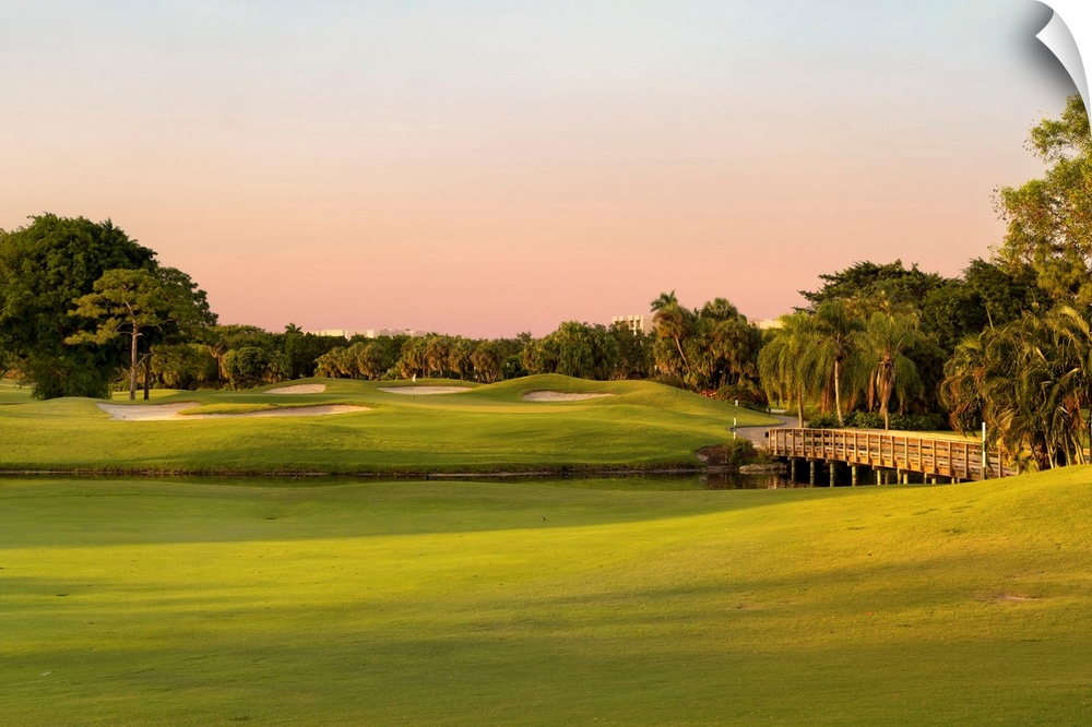 Florida, Boca Raton, golf course.