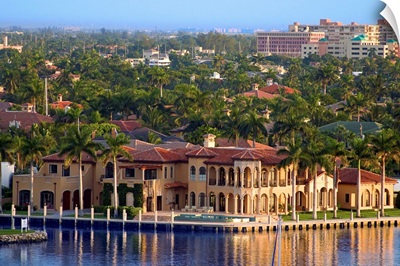 Florida, Fort Lauderdale, Atlantic ocean, House on the canal