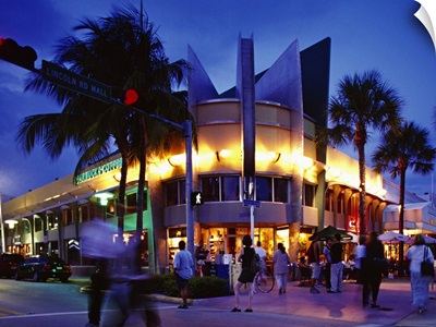 Florida, Miami, Lincoln Road, Starbucks Cafe