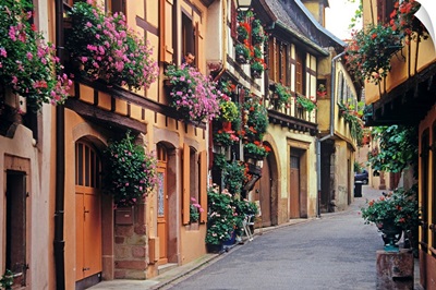 France, Alsace, Ribeauville town