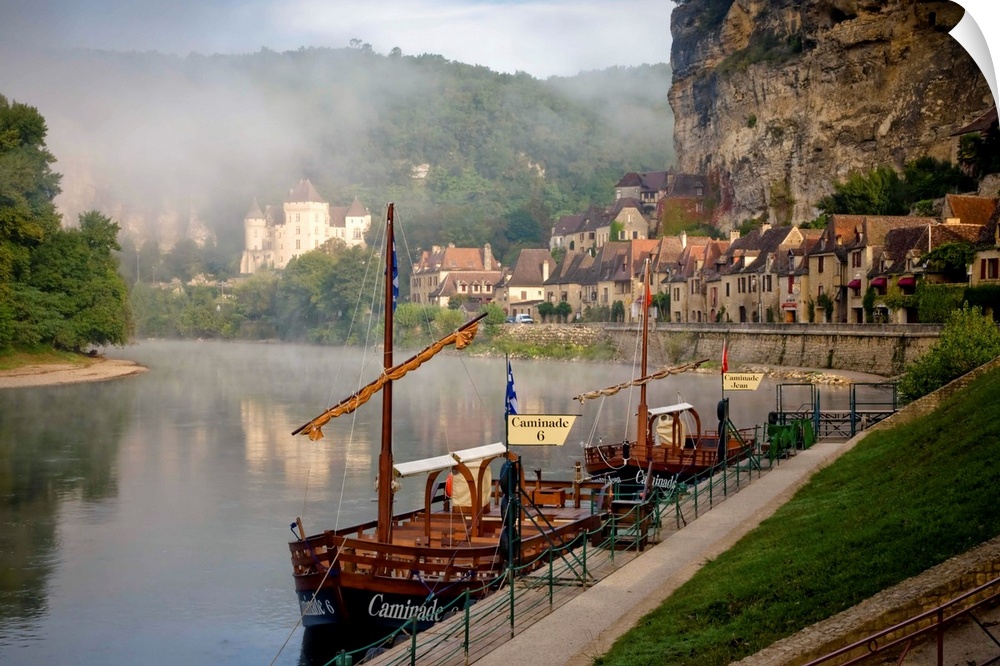 France, Aquitaine, La Roque-Gageac, Dordogne, Travel Destination, .