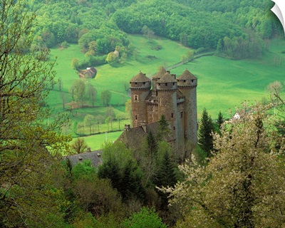 France, Auvergne, Chateau d'Anjony