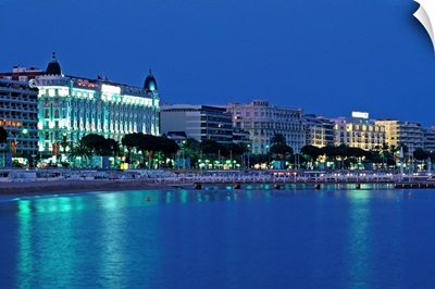France, Cannes, Croisette, the famous promenade of the town