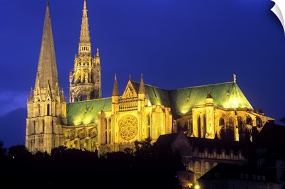 France, Centre, Chartres, The Cathedral of Notre Dame