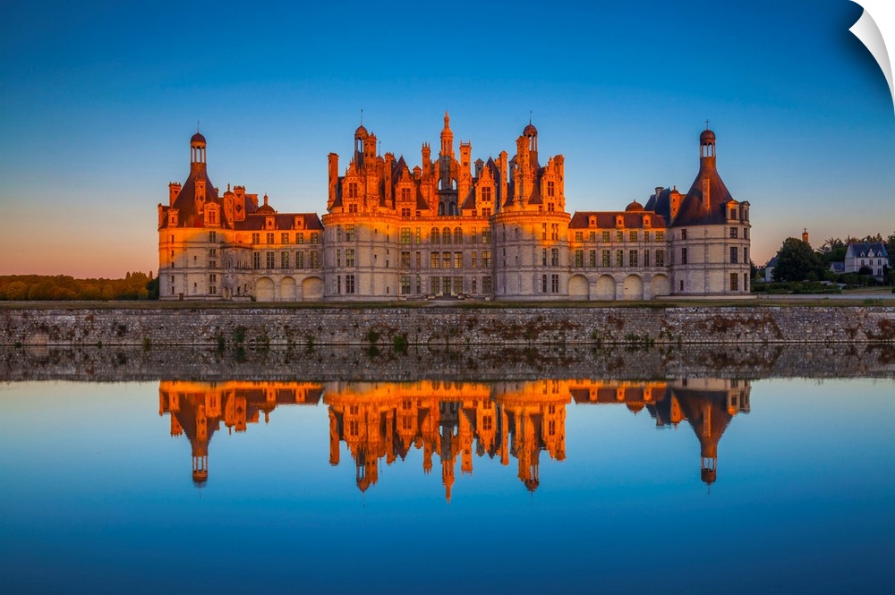 France, Centre, Loire Valley, Loir-et-Cher, Chambord Castle.