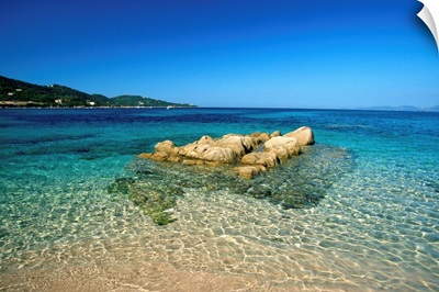 France, Corsica, Bay near Ajaccio