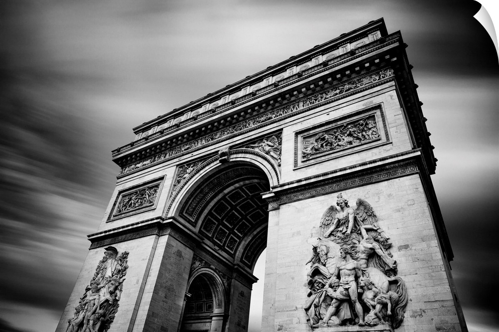 France, Paris, Arc de Triomphe, Triumphal arch.